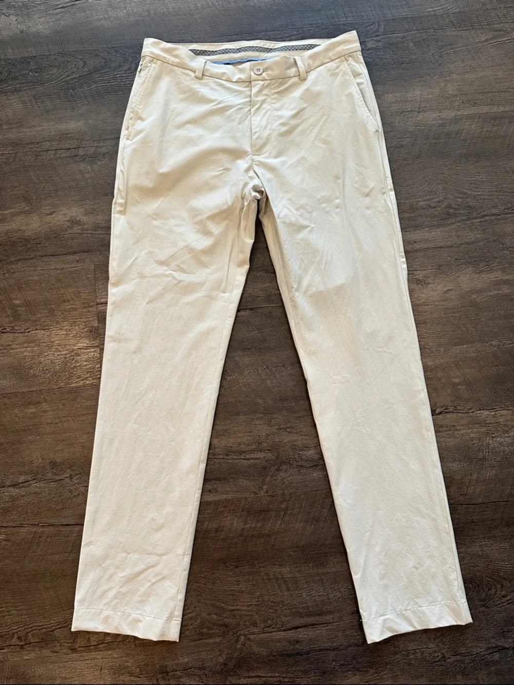 Jim Nantz byVineyard Vines 32 x‎ 32 Beige/Khaki Stillwater Performance Golf Pant